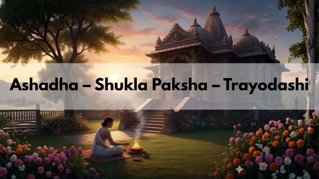 Ashadha – Shukla Paksha – Trayodashi