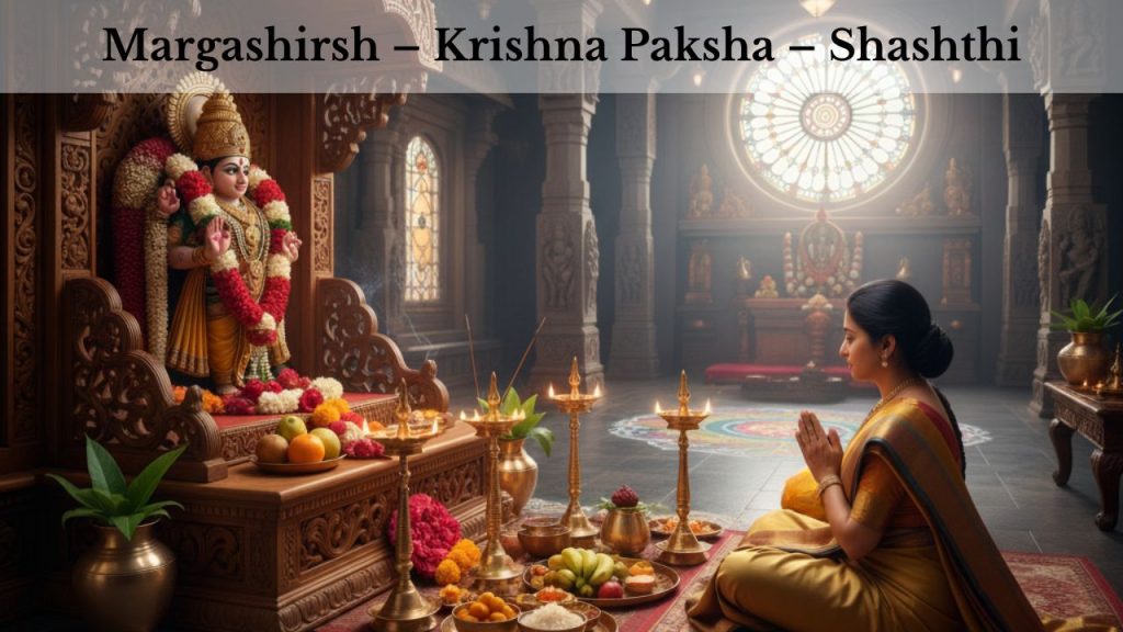 Margashirsh – Krishna Paksha – Shashthi