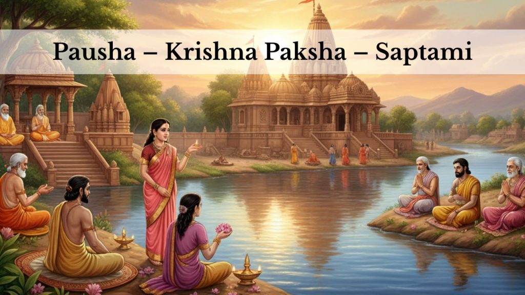 Pausha – Krishna Paksha – Saptami
