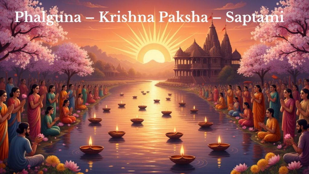 Phalguna – Krishna Paksha – Saptami