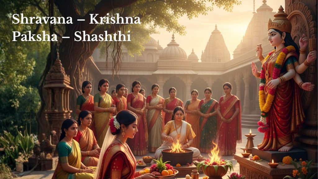 Shravana – Krishna Paksha – Shashthi