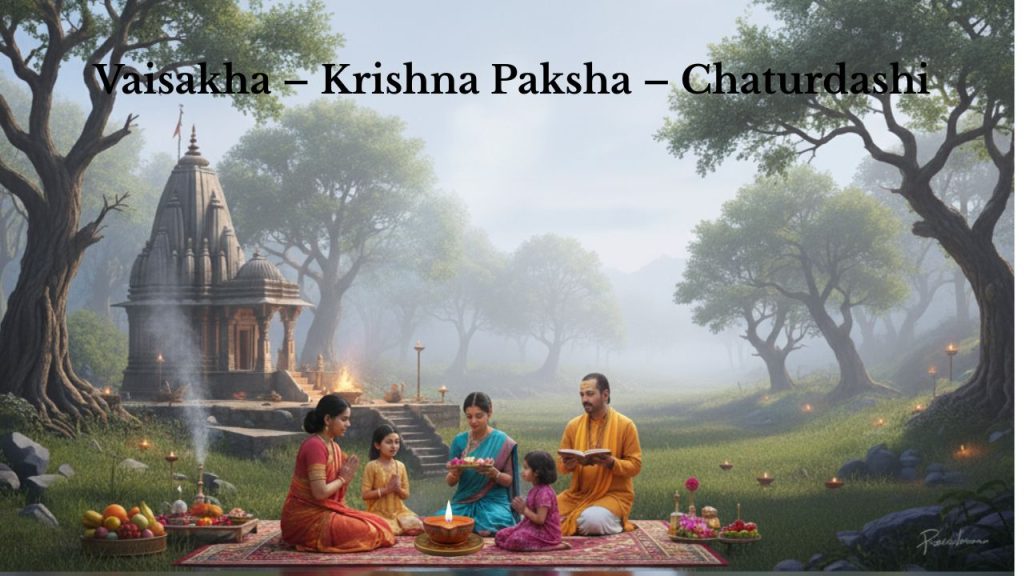 Vaisakha – Krishna Paksha – Chaturdashi