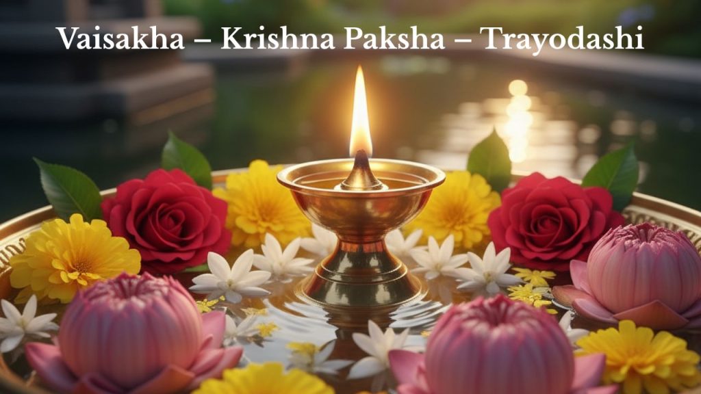 Vaisakha – Krishna Paksha – Trayodashi
