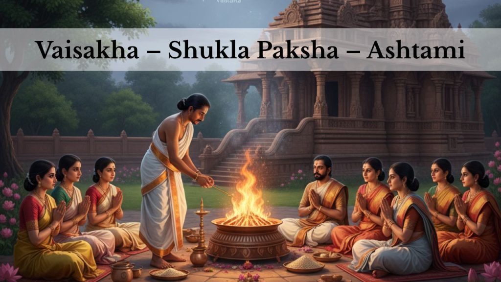 Vaisakha – Shukla Paksha – Ashtami